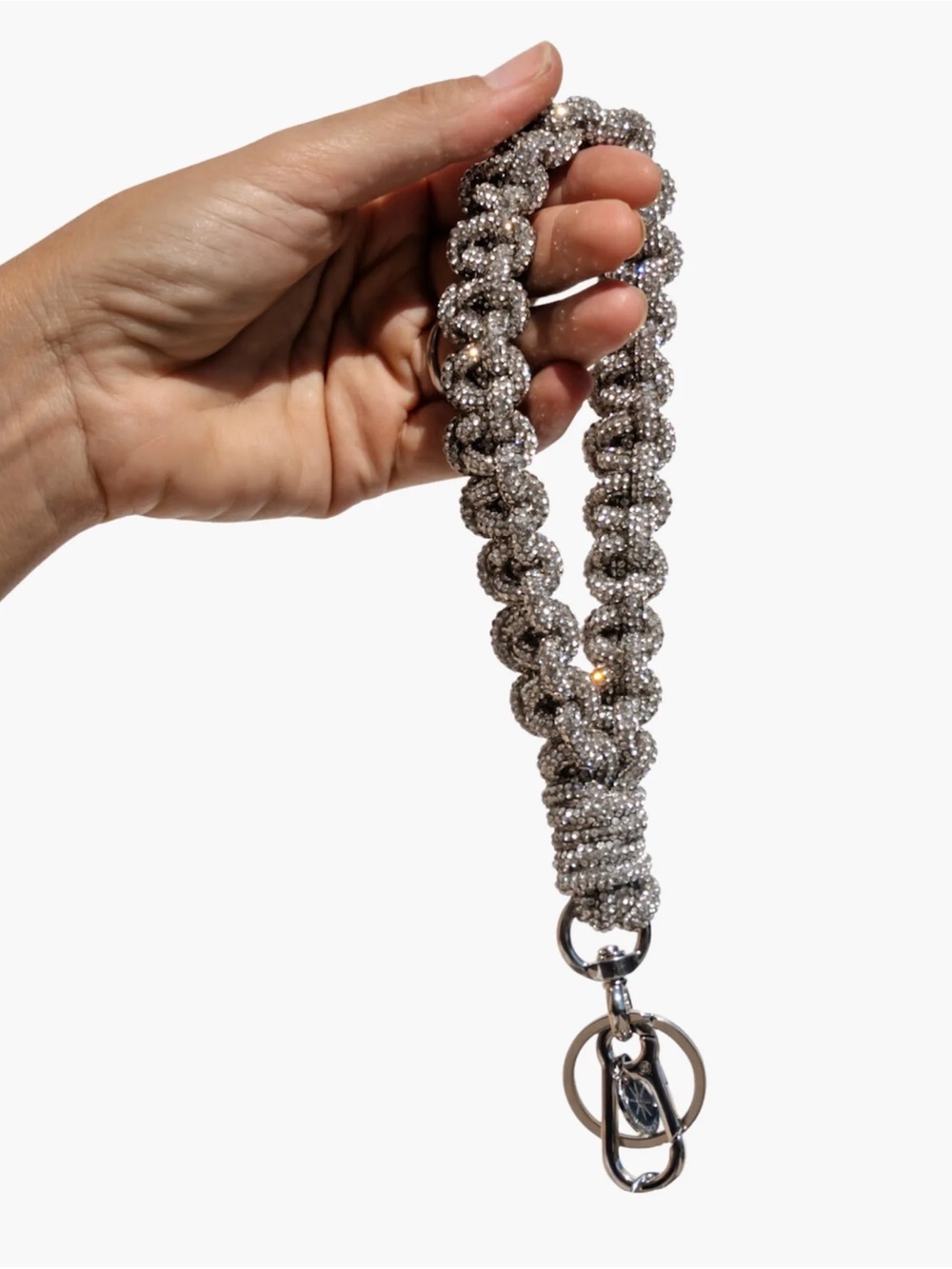 Rocknot Romi Classic Wristlet Lanyard, Crystal